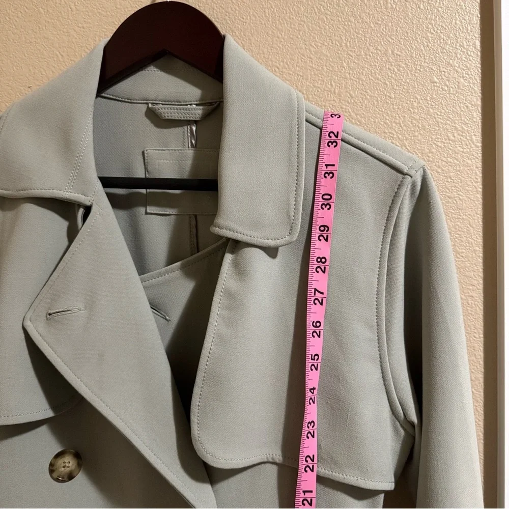 Abercrombie & Fitch Gray Trench Coat - Picture 4 of 4